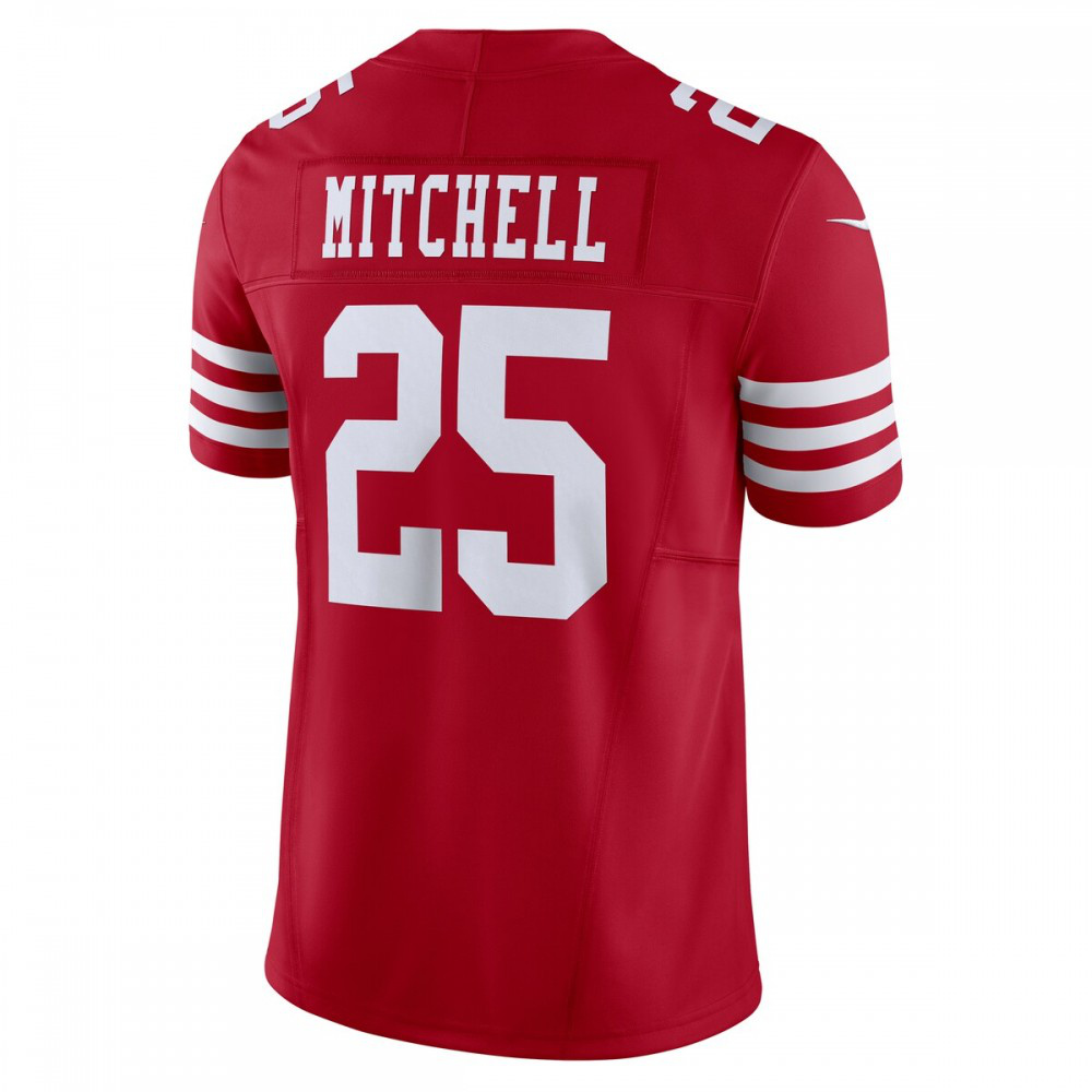 Elijah Mitchell San Francisco 49ers Nike Vapor F.U.S.E. Limited Jersey - Scarlet-GridironStore